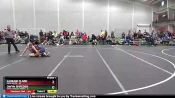 145 lbs Round 1 (8 Team) - Jahkari Clark, Iowa White vs Owyn Shreder, South Dakota Mania
