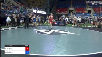 182 lbs Rnd Of 128 - Kamdyn Kraklio, Iowa vs Hunter Smith, Oklahoma