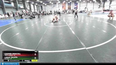 160 lbs Rd# 5- 3:45pm Friday Final Pool - Lukas Zalota, PA Gold vs Cooper Driscoll, Terps Xtreme