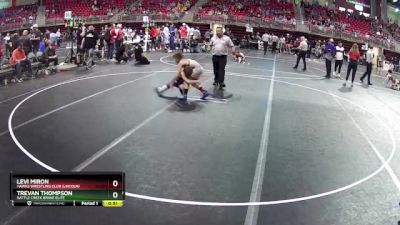 80 lbs Semifinal - Levi Miron, Hawks Wrestling Club (Lincoln) vs Trevan Thompson, Battle Creek Brave Elite