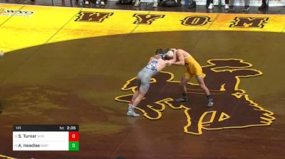 141 lbs Sam Turner, Wyoming vs AC Headlee, North Carolina