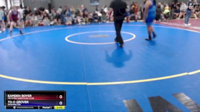 215 lbs Round 1 - Kamden Boyer, Tri Cities Wrestling Club vs To:o Grover, Washington