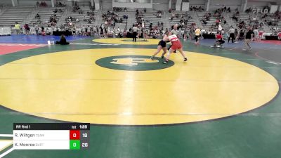 152 lbs Rr Rnd 1 - Rowyn Wiltgen, Team Nebraska Red vs Kylie Monroe, Buffalo Valley