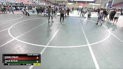 119 lbs Champ. Round 1 - Chase O`Riley, IA vs Colin Rutlin, MO