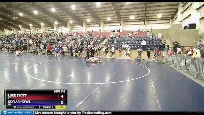 110 lbs Quarterfinal - Luke Stott, UT vs Skylar Howe, WY