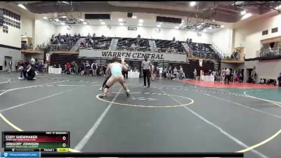 220 lbs 7th Place Match - Gregory Johnson, Warren Wrestling Academy vs Cody Shewmaker, Team Jeff Wrestling Club