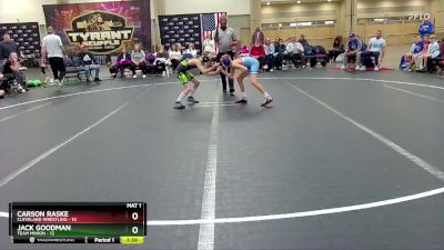 72 lbs Round 1 (8 Team) - Carson Raske, Cleveland Wrestling vs Jack Goodman, Team Minion