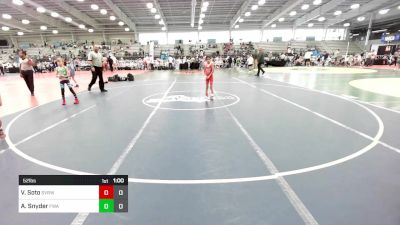 52 lbs Rr Rnd 1 - Victoria Soto, SVRWC Red vs Alex Snyder, Felix Wrestling Academy