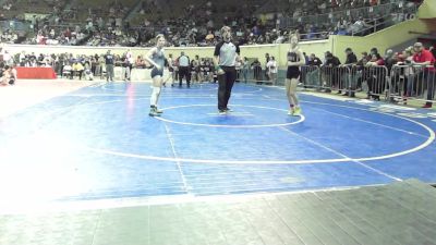 101 lbs Semifinal - Claire Lancaster, Norman Jr High vs Cambry Suskey, Claremore Wrestling Club