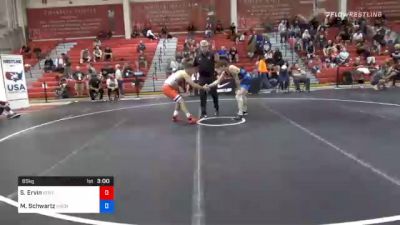 65 kg Prelims - Saul Ervin, Kentucky vs Mosha Schwartz, Northern Colorado Wrestling Club