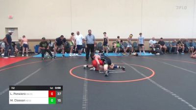 112 lbs Rr Rnd 3 - Lucas Pensiero, K8 Compound vs Maxwell Closson, K8 Silo WC