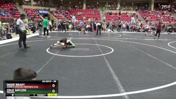 58 lbs Cons. Round 4 - Cruz Bayless, Triumph vs Wade Brady, Ogden`s Outlaws Wrestling Club