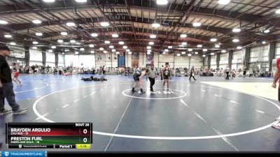 130 lbs Rd# 10- 4:00pm Saturday Final Pool - Preston Furl, Maryland GOLD vs Brayden Arguijo, Cali Red