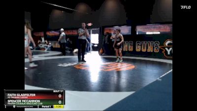 87-92 lbs Round 3 - Faith Gladfelter, M2 Training Center vs Spencer McCammon, Maurer Coughlin Wrestling Club