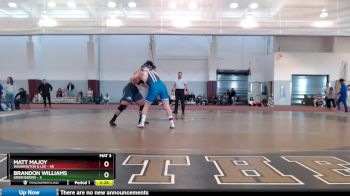 285 lbs Round 1 (6 Team) - Matt Majoy, Washington & Lee vs Brandon Williams, Greensboro