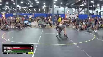 117 lbs Round 1 (6 Team) - Braylenn Aulbach, ARES Black vs Jalen May, Indiana Outlaws 1