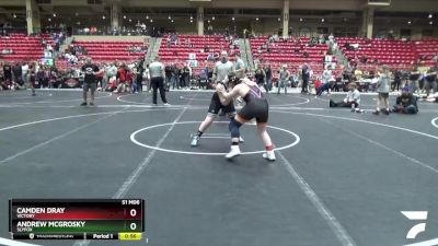 130 lbs Cons. Round 3 - Camden Dray, Victory vs Andrew McGrosky, SlyFox