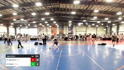 145 lbs Rr Rnd 1 - Rocco Redmon, Attrition Wrestling Gold vs Brendan Boyer, Triumph Blue