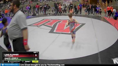 53 lbs Semifinal - Dante Lewis Ii, All-Phase Wrestling Club vs Lane Plummer, Team Extreme