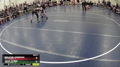 110 lbs Round 2 (6 Team) - Wade Stubbs, Kansas Mamba vs Benjamin Anderson, Iowa USA Grey