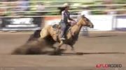 Carman Pozzobon Sneaks Around First Barrel To Win Strathmore Stampede