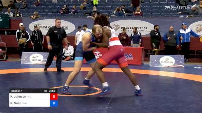 97 kg Consolation - Khymba Johnson, New York Athletic Club vs Roy Nash, NMU-OTS