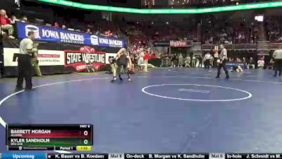 2A-126 lbs Cons. Round 4 - Barrett Morgan, Algona vs Kyler Sandholm, Red Oak