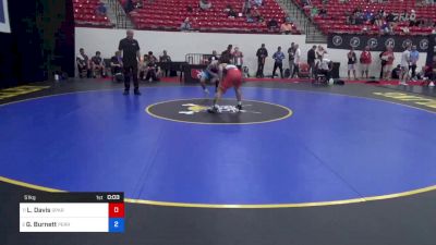 51 kg Rnd Of 16 - Liam Davis, Spartan RTC@LHP vs Grey Burnett, Perrysburg Wrestling Club