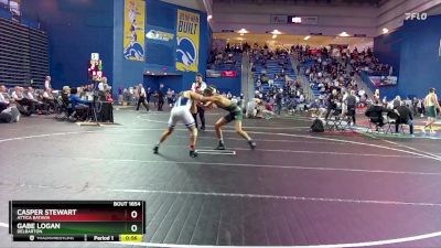 150 lbs Cons. Round 7 - Casper Stewart, Attica Batavia vs Gabe Logan, Delbarton