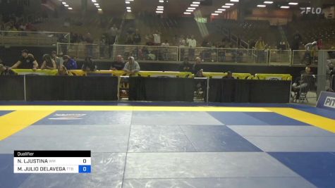 NIKOLA LJUSTINA vs MATTHEW JULIO DELAVEGA 2024 Pan Jiu Jitsu IBJJF Championship