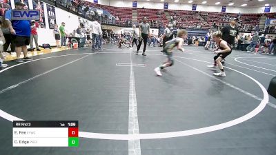 58 lbs Rr Rnd 3 - Ezekiel Fee, Enid Youth Wrestling Club vs Cooper Edge, Piedmont