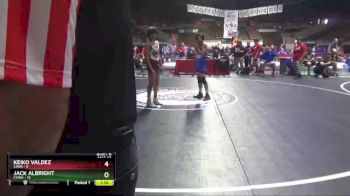 106 lbs Round 3 (4 Team) - Keiko Valdez, SJWA vs Jack Albright, CVWA