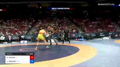 130 kg Round 3 - Cohlton Schultz, Sunkist Kids Wrestling Club vs Jacob Mitchell, Army (WCAP)