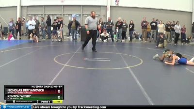 87 lbs Cons. Round 2 - Nicholas Demyanovich, River City Wrestling LLC vs Kenton Wesby, Flex Wrestling