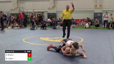 96-J lbs Round Of 32 - David Brazie, MI vs Miner Taylor, WV