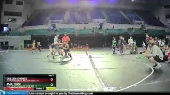 95 lbs Semis (4 Team) - Cullen Spence, Team Bear Wrestling Club Navy vs Jase Todd, Team Bear Wrestling Club Red