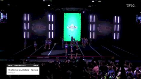 The Stingray Allstars - Tampa - Pineapple [2023 Level 1.1 - Youth--Div 1 Day 1] 2023 The All Out Nationals