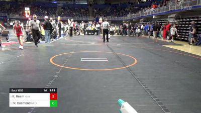 75 lbs Round Of 16 - Ryder Ream, York Suburban vs Noah Desmond, Nazareth