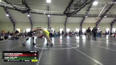 184 lbs Semifinal - Gabe Phillips, Cleveland State vs Matthew Mckenna, Unattatched(michigan)