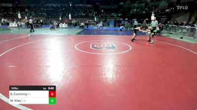 112 lbs Round Of 16 - Brody Cumming, Mt. Olive vs Michael Riley, Cja