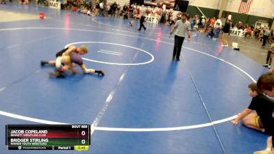 76 lbs Semifinal - Jacob Copeland, Bennett Wrestling Club vs Bridger Stirling, Winner Youth Wrestling