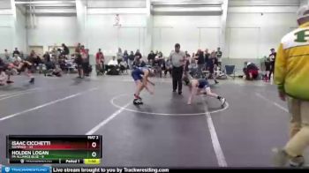 80 lbs Round 3 (8 Team) - Isaac Cicchetti, Rampage vs Holden Logan, PA Alliance Blue