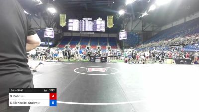 132 lbs Cons 16 #1 - Gabriel Cohn, Minnesota vs Samson McKissick Staley, New York