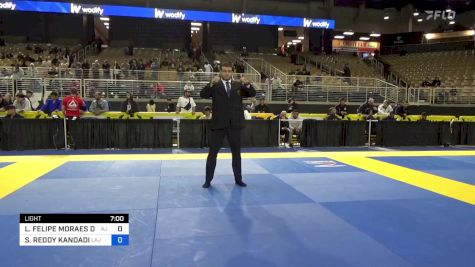 LUIS FELIPE MORAES DOS SANTOS vs SOHAN REDDY KANDADI 2024 Pan Jiu Jitsu IBJJF Championship