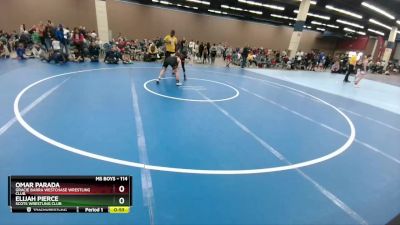 114 lbs Cons. Semi - Omar Parada, Gracie Barra Westchase Wrestling Club vs Elijah Pierce, Scots Wrestling Club