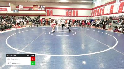 126 lbs Round Of 16 - Alexander Robin, North Attleborough vs Kyle Rhoton, North Andover