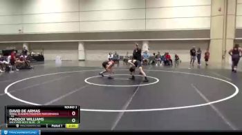109 lbs Round 2 (6 Team) - Maddox Williams, Backyard Boyz Blue vs David De Armas, Doral Academy/Maximum Performance