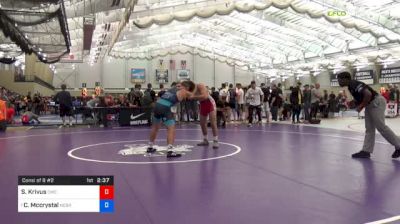 65 kg Consi Of 8 #2 - Samuel Krivus, Cavalier Wrestling Club vs Colton Mccrystal, Nebraska