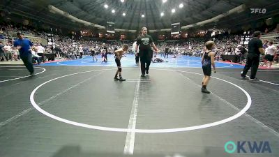 61 lbs Round Of 32 - Colton Reid, Choctaw Ironman Youth Wrestling vs Jessen Madrid, Powerhouse Wrestling