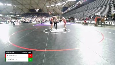 1A 195 lbs Quarterfinal - A.T. N`uu, Life Christian Academy vs Brock Martin, Riverside